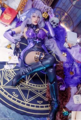 Byoru cosplay_black_swan _-_ Honkai_star_rail (31 পি)
