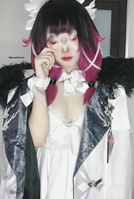 (অনলাইন সংগ্রহ) DreamlikeUwU cosplay Columbiana – Genshin Impact (30P)