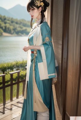 চাইনিজ মিং স্টাইলের মেয়ে