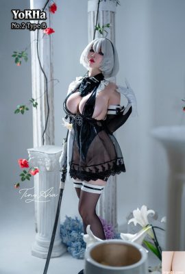 (অনলাইন সংগ্রহ) Tiny Asa アサ(tiny.asababy) cosplay 2B – NierAutomata (85P)